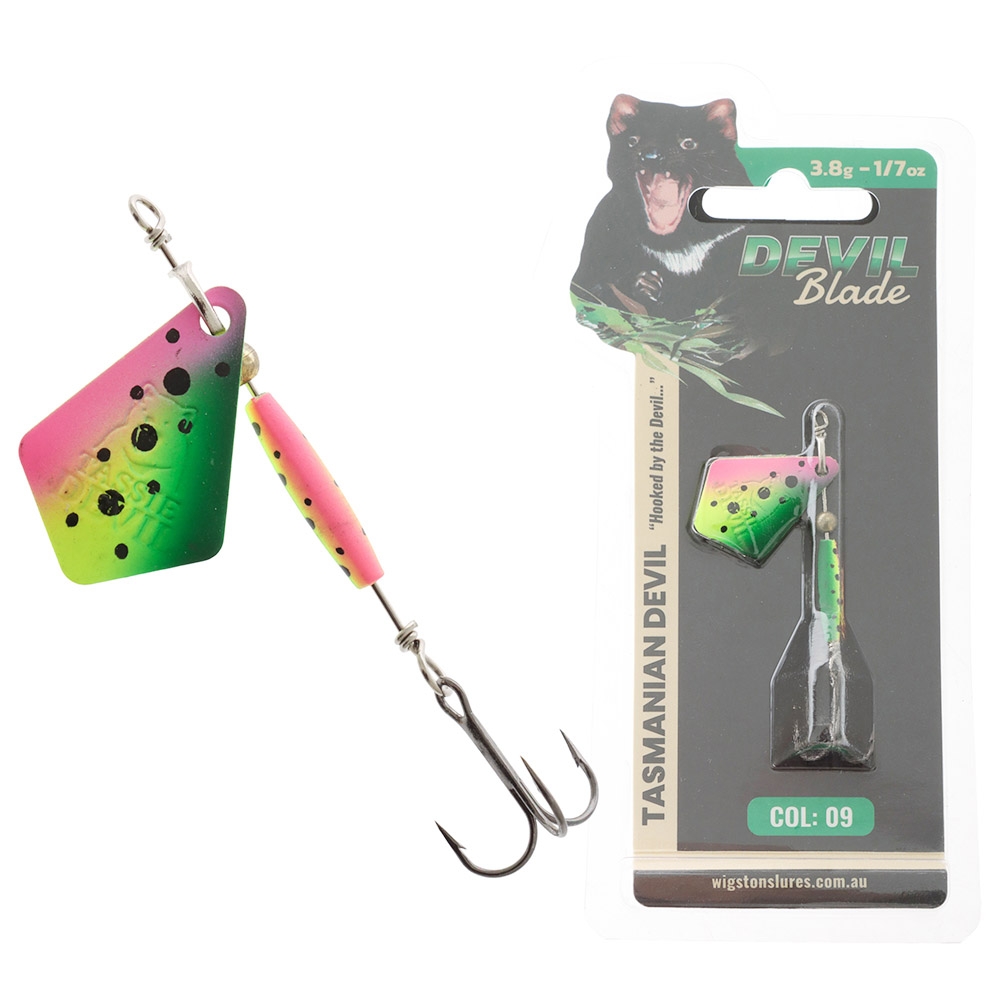 Tasmanian Devil Blade Spinner Lure 3.8g 09 Allsorts