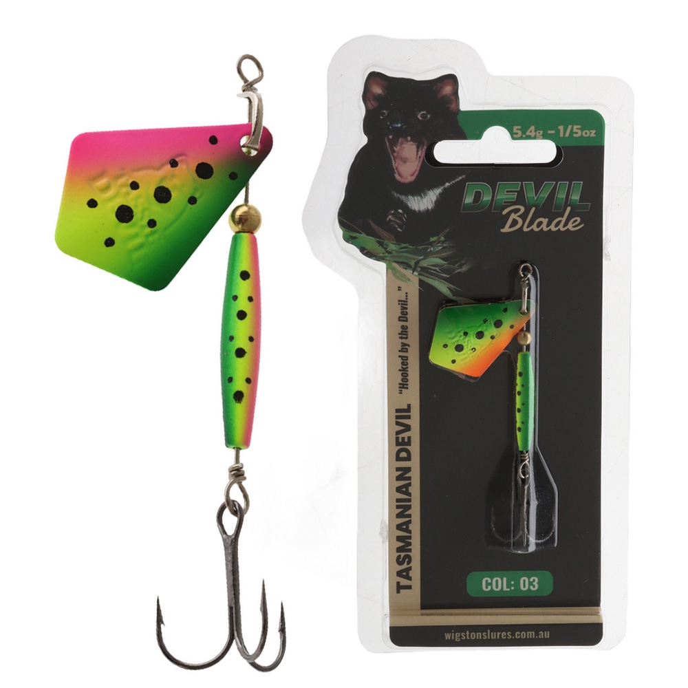 Tasmanian Devil Blade Spinner Lure 5.4g Allsorts