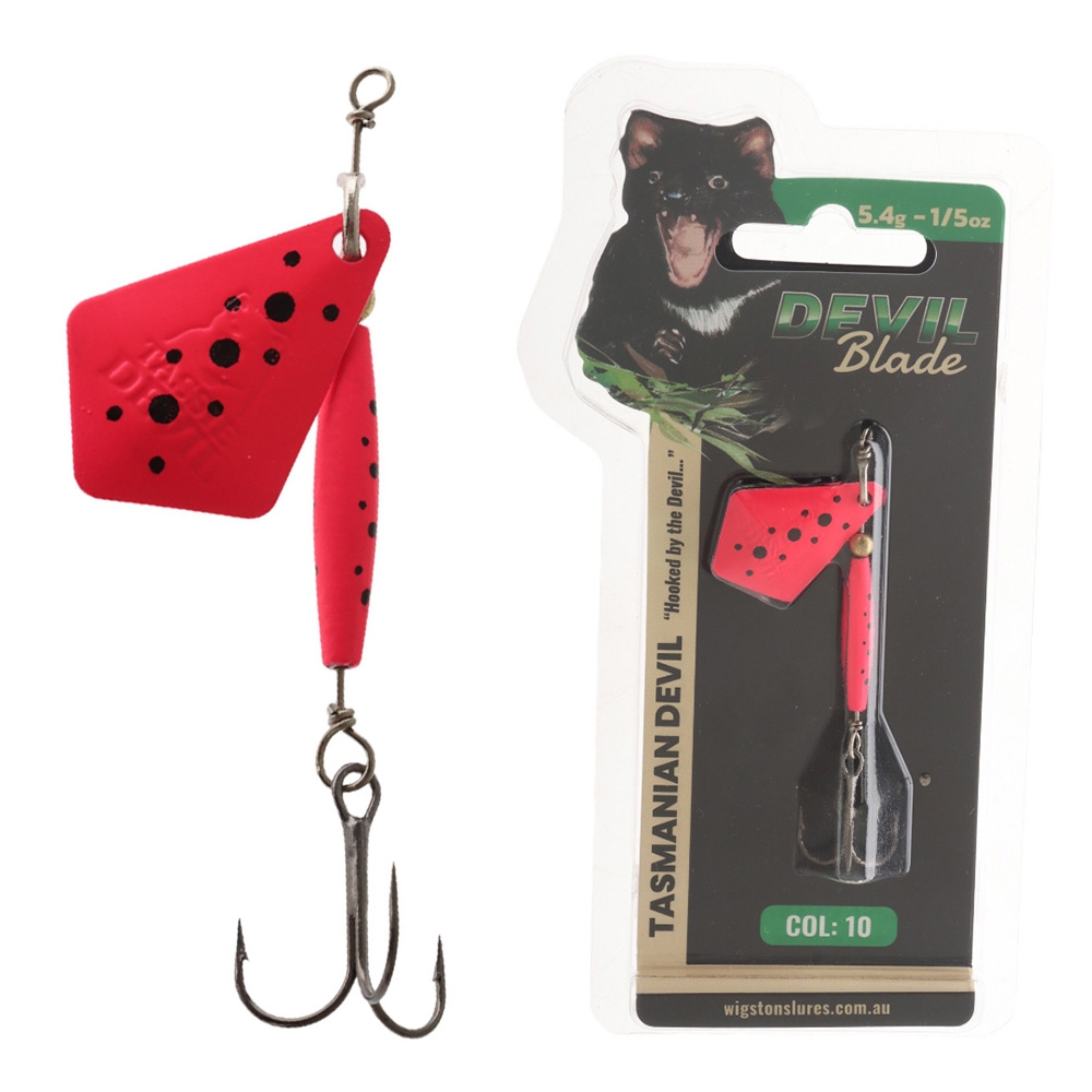 Tasmanian Devil Blade Spinner Lure 5.4g Pink Panther