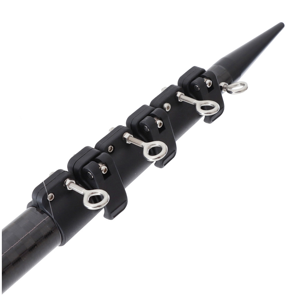 Kilwell Stiffyriggers ST 12K Carbon Drop-In Outrigger Poles 4.5m 4pc Pair 