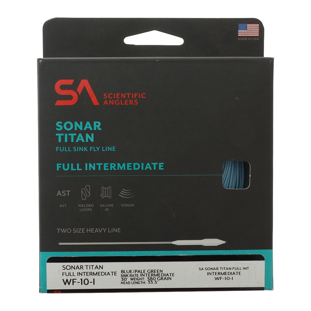 Scientific Anglers Sonar Titan Full Intermediate Slow Sinking Fly Line WF10I