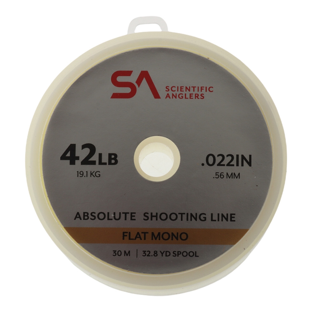 Scientific Anglers Absolute Shooting Line Flat Mono 42lb 30m