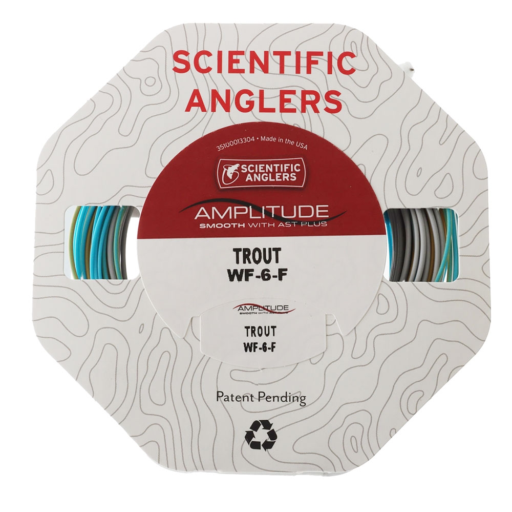 Scientific Anglers Amplitude Smooth Floating Fly Line Trout WF6F 27.5m