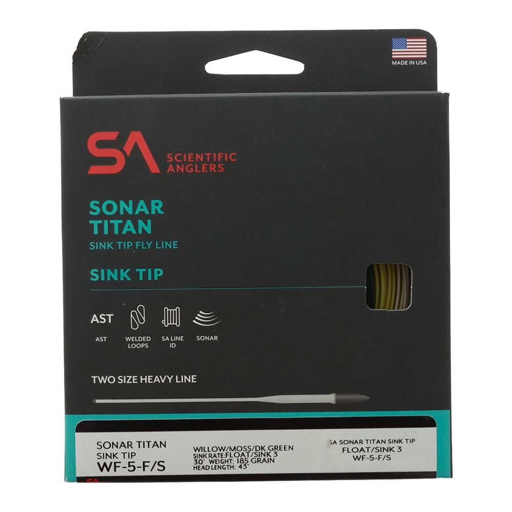 Scientific Anglers Sonar Titan Sink Tip Type 3 Fly Line WF5F/S