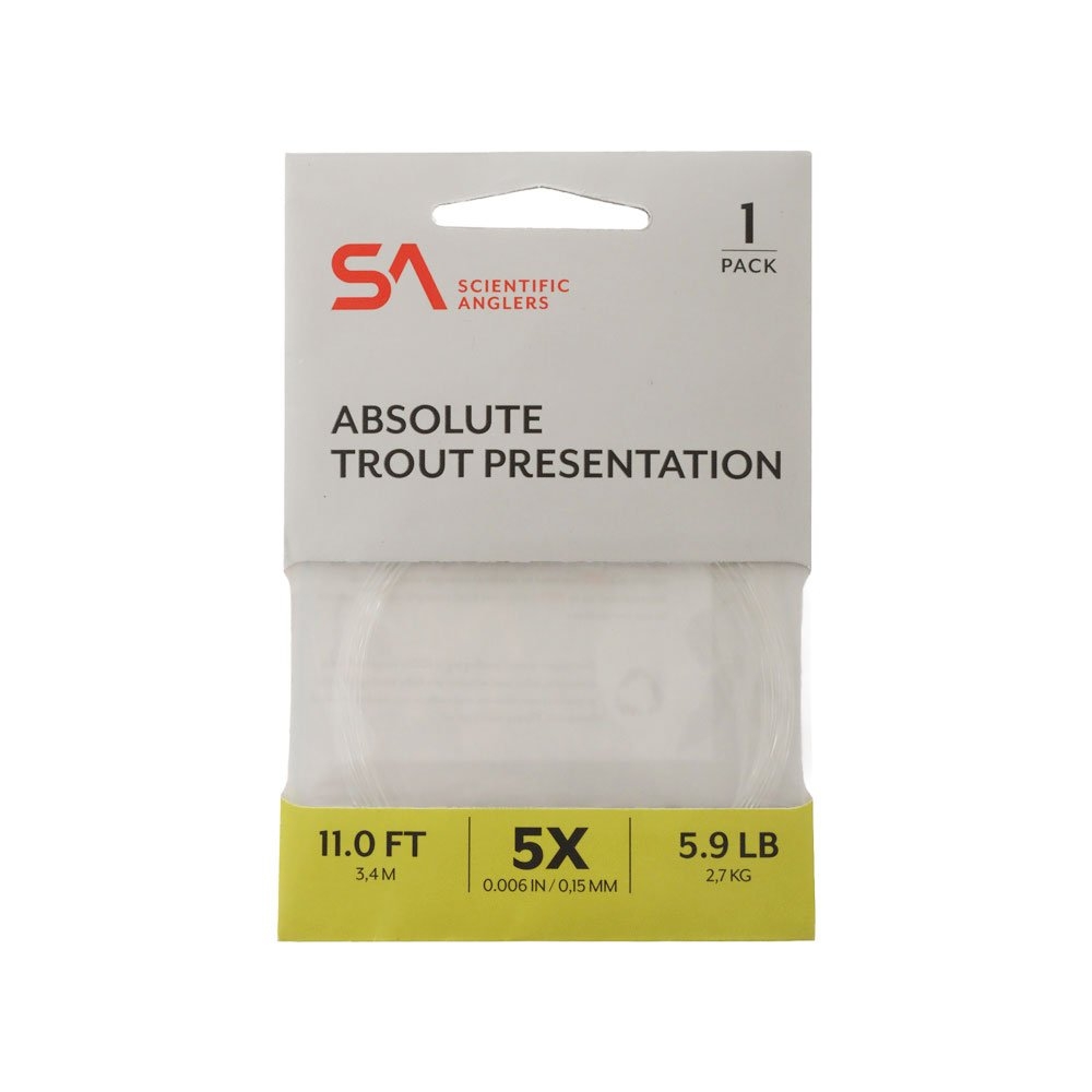 Scientific Anglers Absolute Tapered Leader Trout 11ft