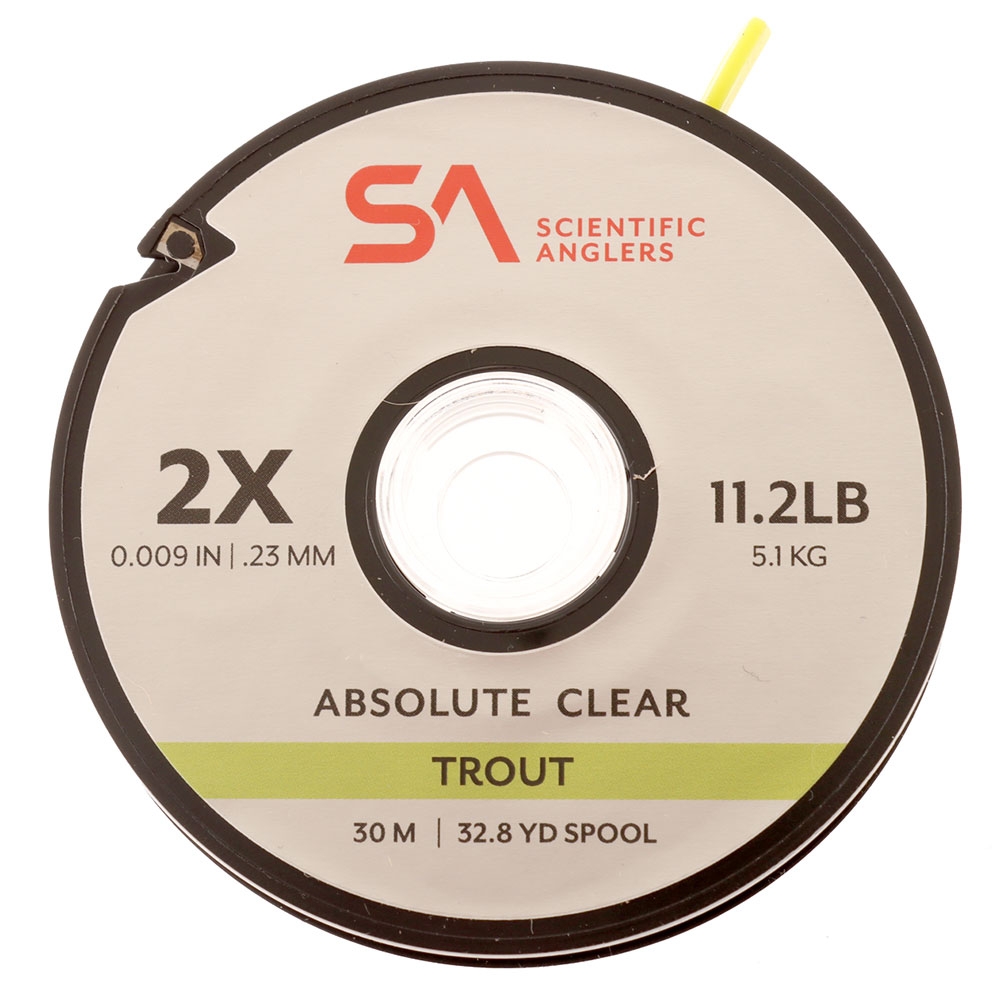 Scientific Anglers Absolute Trout Tippet Clear 30m 2X 11.2lb 0.23mm