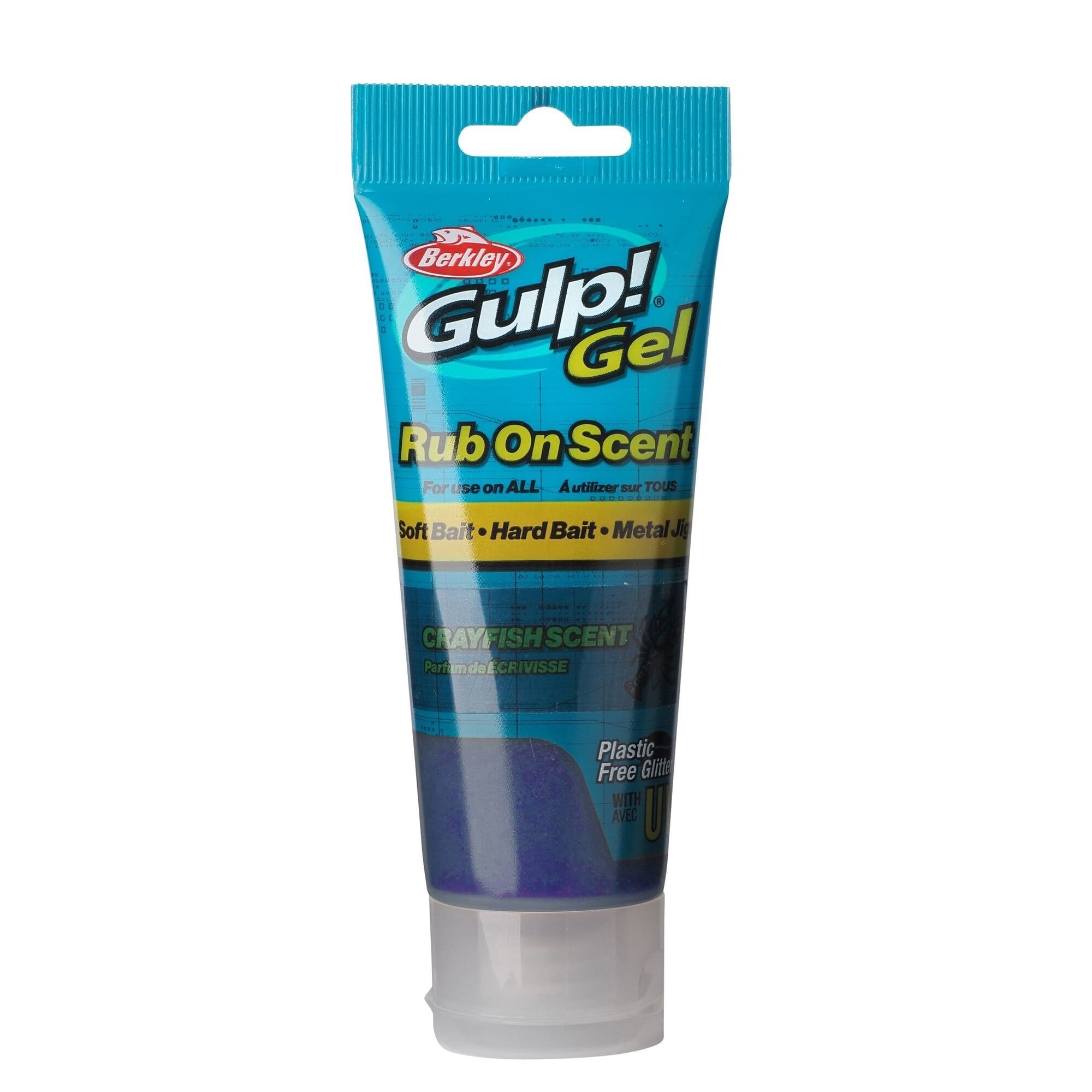Berkley Gulp! Gel Rub On Scent 80ml Crayfish Blue Black Flake