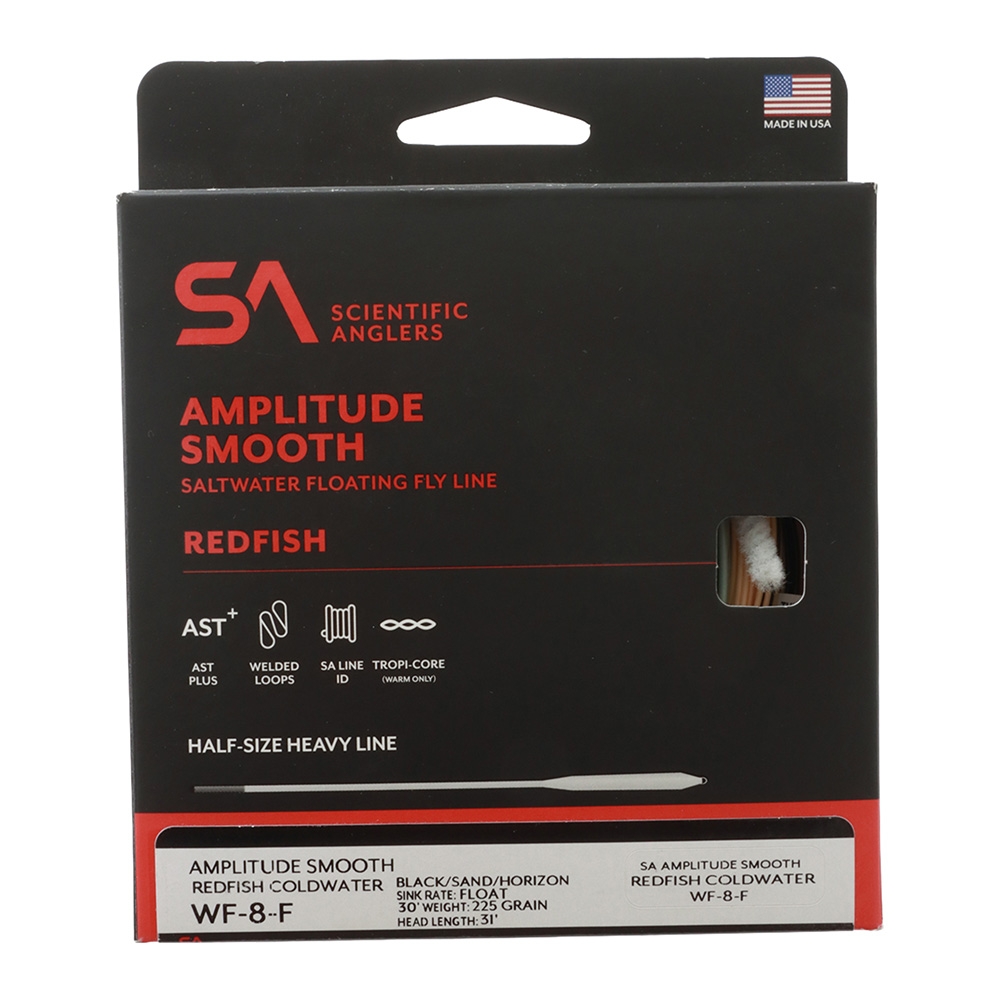 Scientific Anglers Amplitude Smooth Redfish Cold Saltwater Floating Fly Line WF8F
