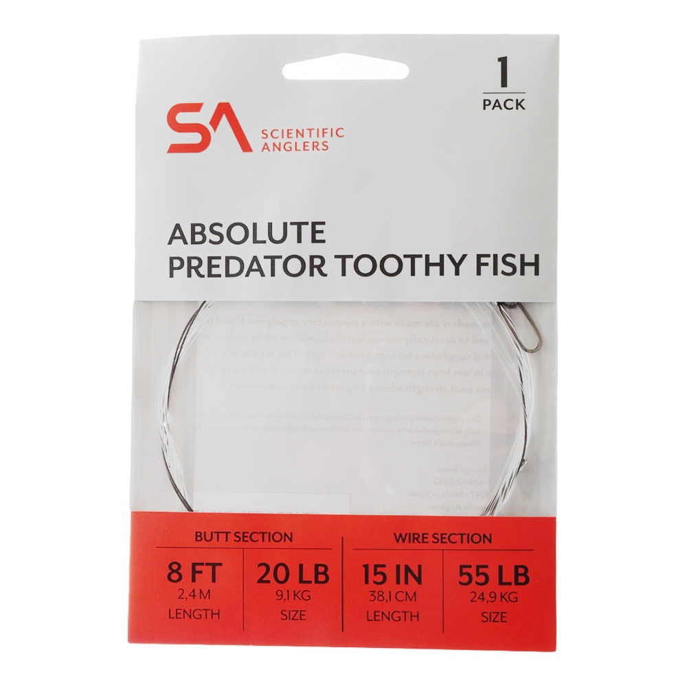 Scientific Anglers Absolute Tapered Leader Predator Wire 8ft 20lb-55lb