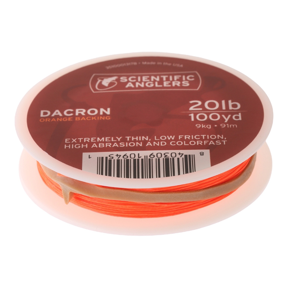 Scientific Anglers Dacron Backing 20lb x 100yd Orange