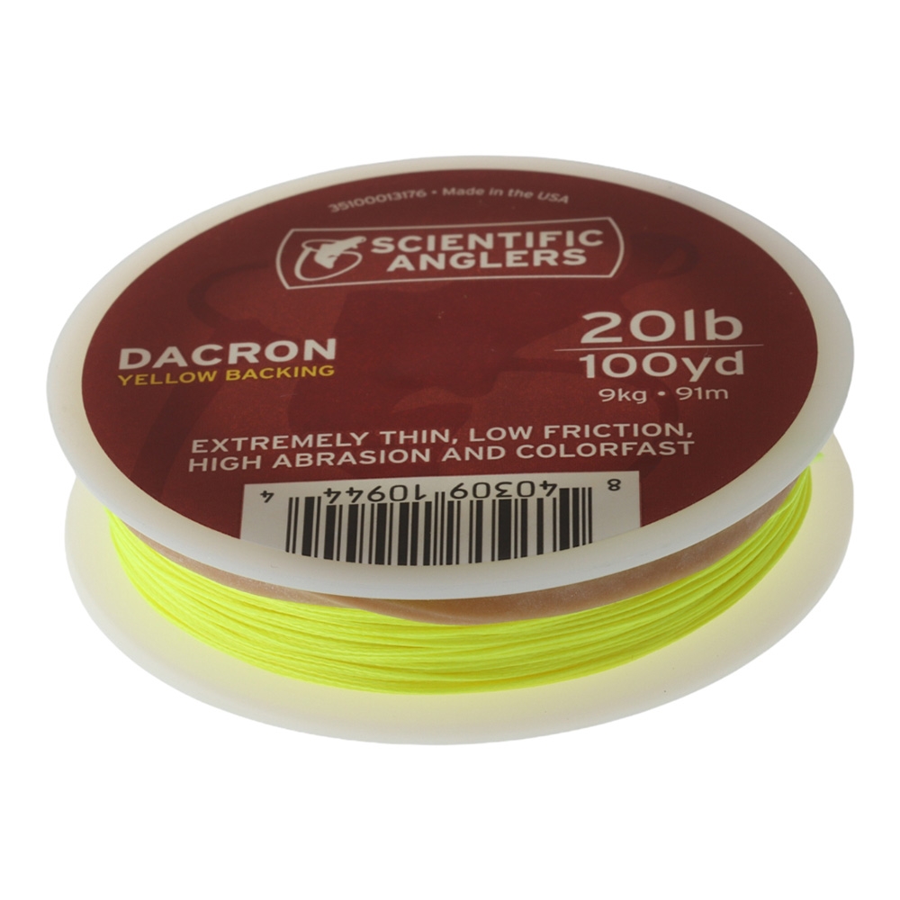 Scientific Anglers Dacron Backing 20lb x 100yd Yellow