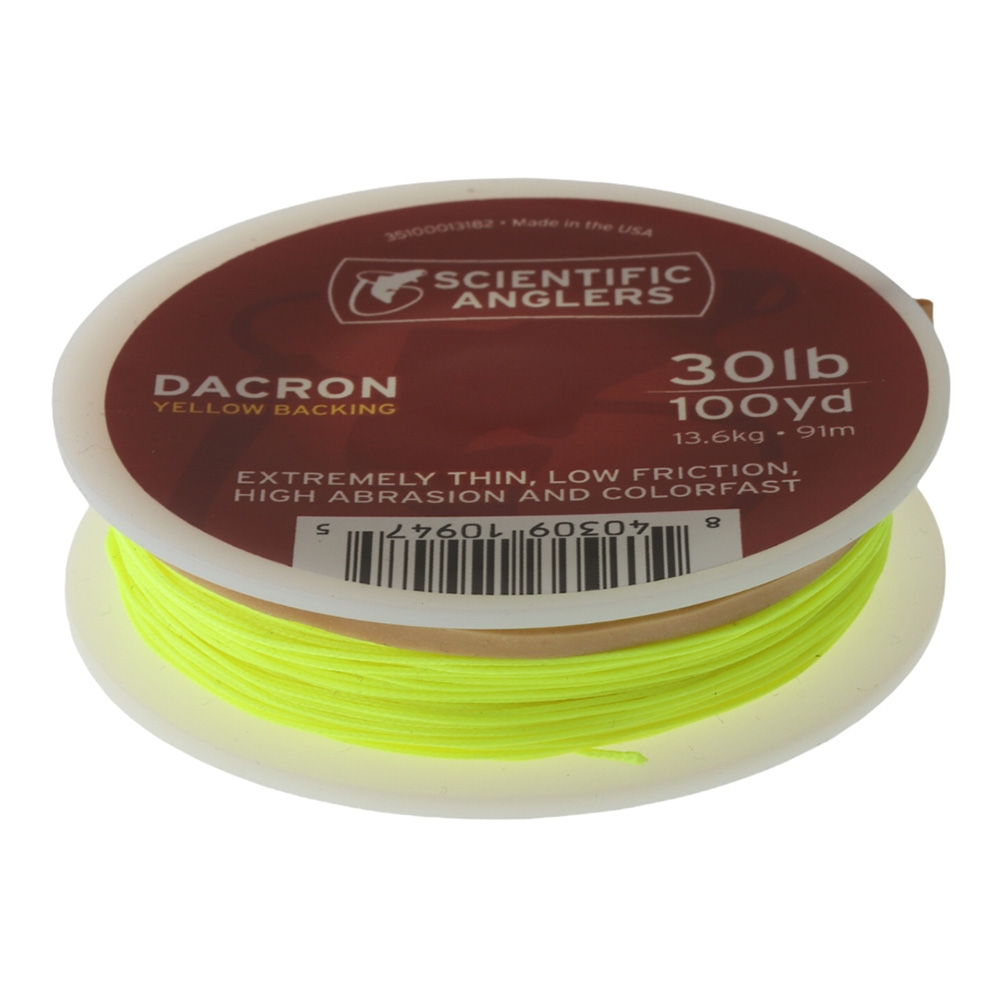 Scientific Anglers Dacron Backing 30lb x 100yd Yellow
