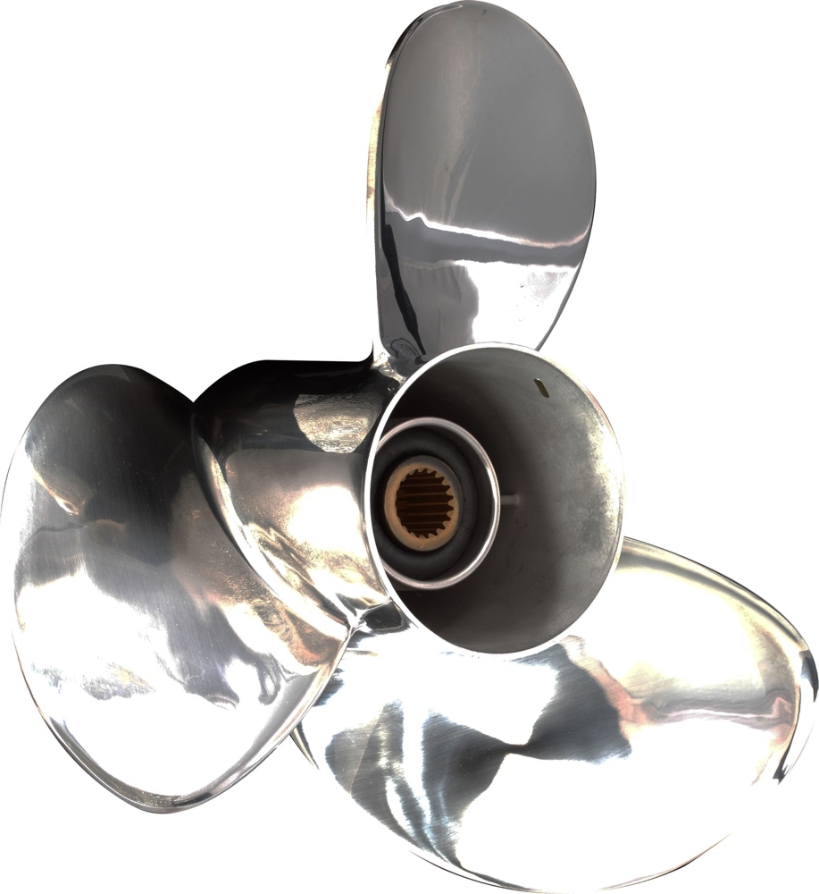 SOLAS 1641-173-25 Titan Mercruiser Bravo II Stainless Steel 25 Propeller