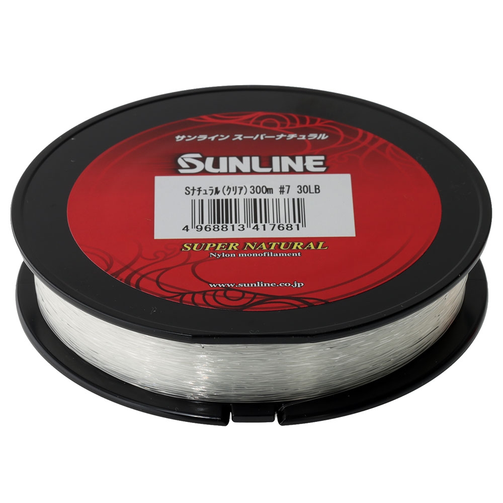Sunline Super Natural Monofilament 330yd Clear 30lb