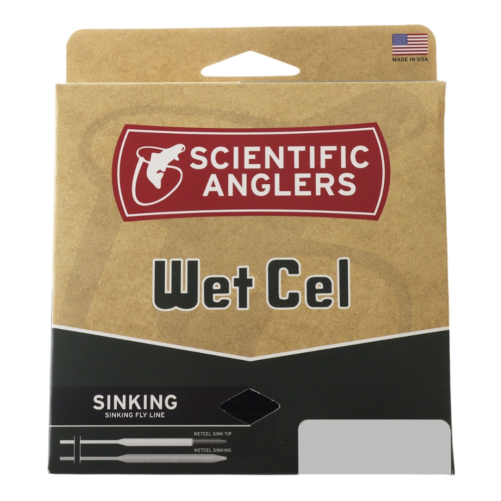 Scientific Anglers Wetcel Full Sink Fly Line Type 4 Charcoal 4.0-5.0ips