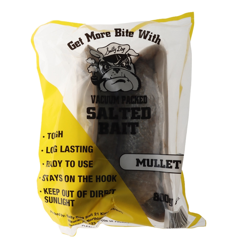 Salty Dog Salted Bait Vacuum Pack 800g Mullet
