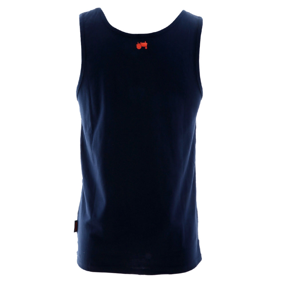 Tractor Outfitters Singlet Navy/Orange XL