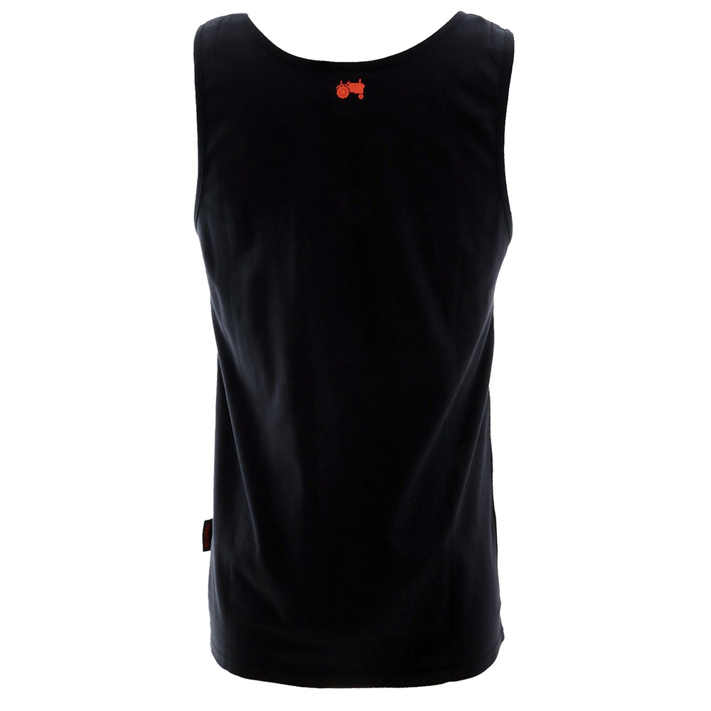 Tractor Outfitters Singlet Black/Orange Medium