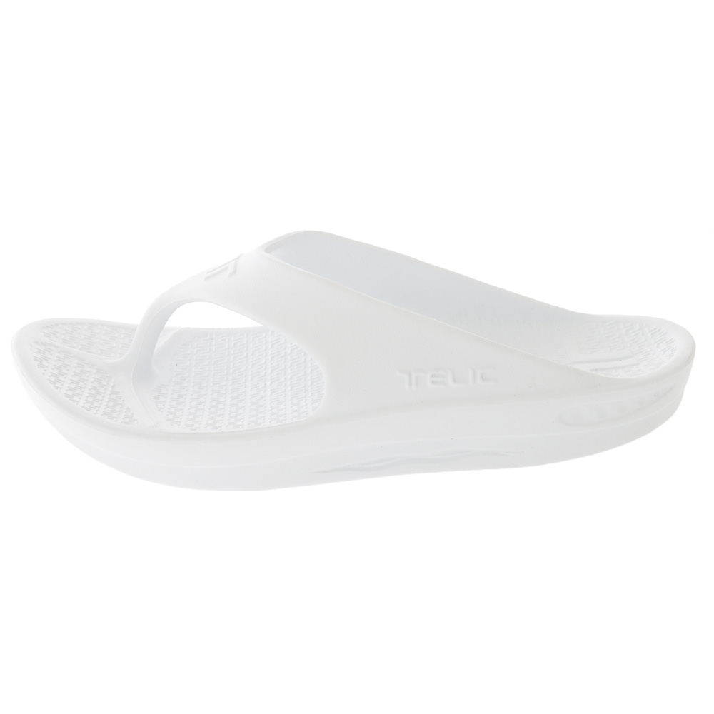 Telic Energy Supportive Recovery Jandals Snow White Mens US10 / Womens US11