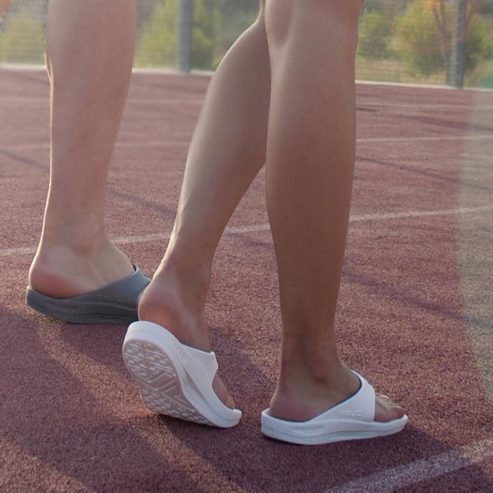 Telic Energy Supportive Recovery Jandals Snow White Mens US10 / Womens US11