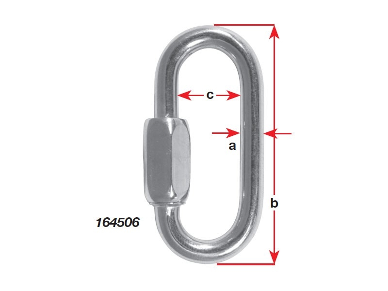 Stainless Steel Quick Links - 50mm