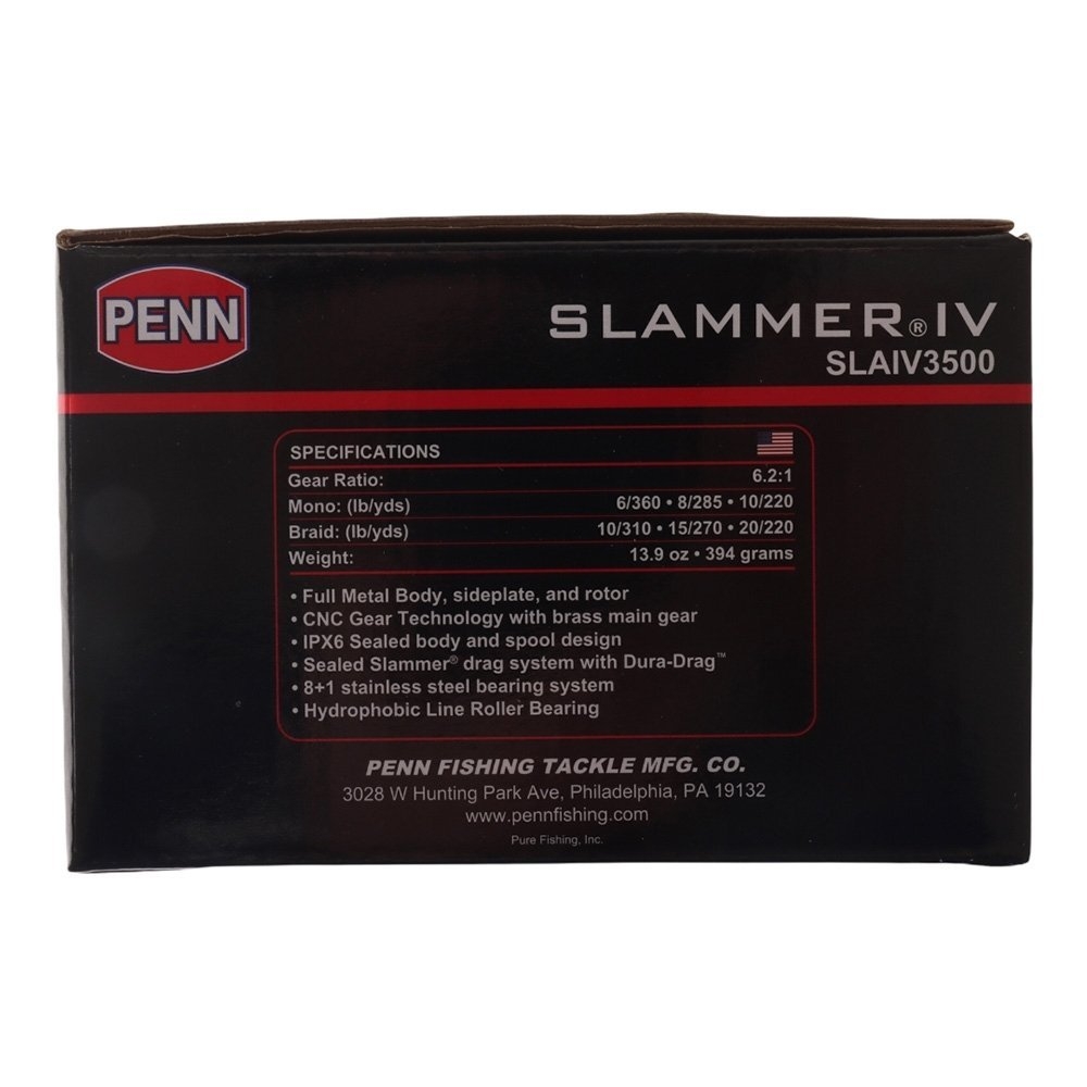 PENN Slammer 3500 Soft Bait Combo incl Braid 7ft 9in 2pc