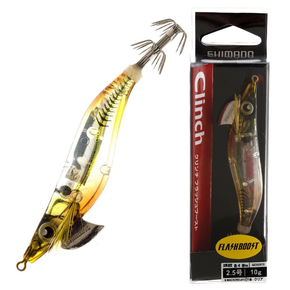 Shimano Sephia Clinch FlashBoost Squid Jig Size 2.5 10g Aji