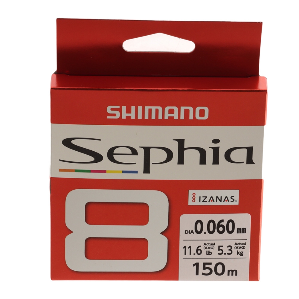 Shimano Sephia 8 Multi-Colour Egi Braid 150m 11.6lb