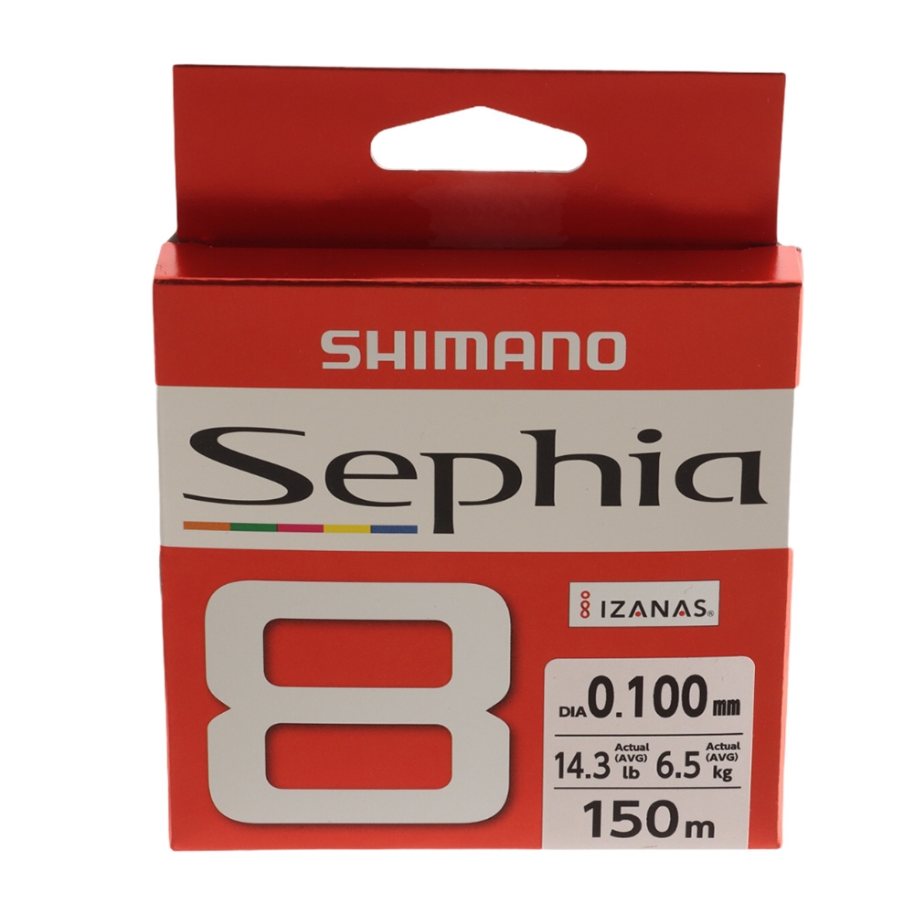 Shimano Sephia 8 Multi-Colour Egi Braid 150m 14.3lb
