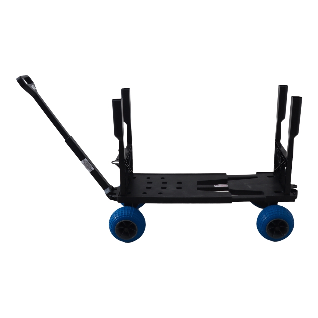 Mighty Max Fishing Beach Cart Trolley Black/Blue