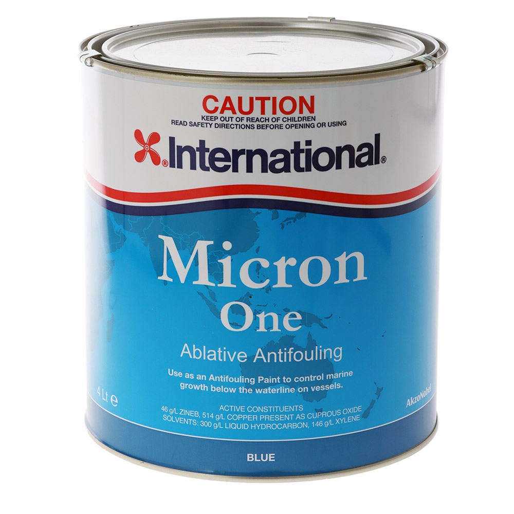 International Micron One Antifouling Paint Blue 4L