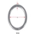 BLA Stainless Steel Rings 8mm x 75mm ID - Qty 1