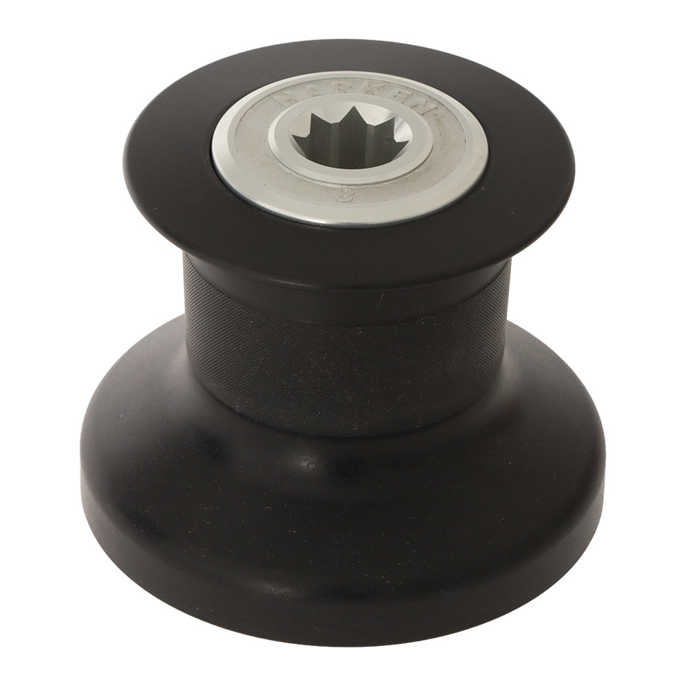 Harken Classic 8 Plain-Top Winch Black Anodised Aluminium