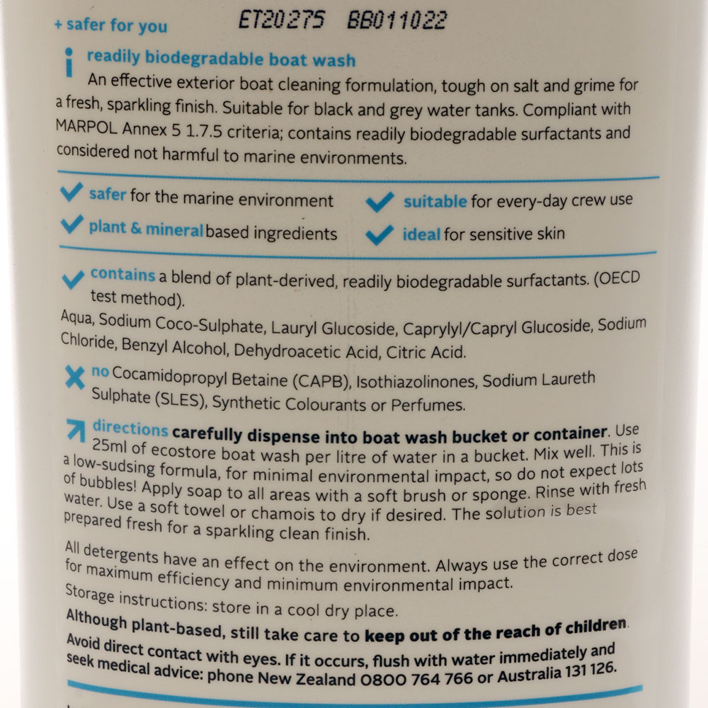 Ecostore Boat Wash 1L