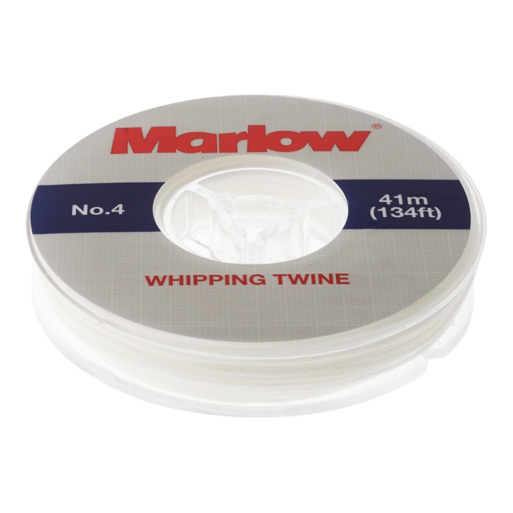 Marlow Waxed Whipping Twine No. 4 White
