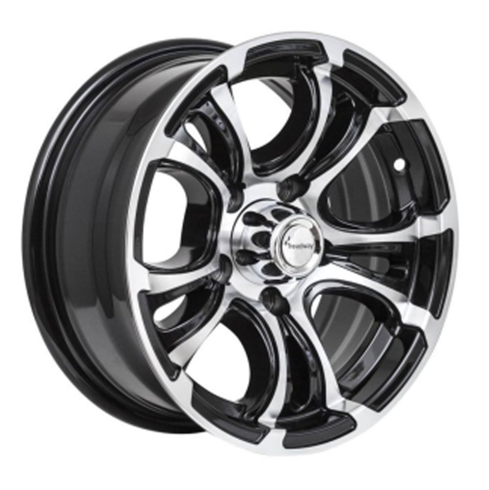 Treadway Loadstar XT Trailer Wheel Rim 13x5in Black