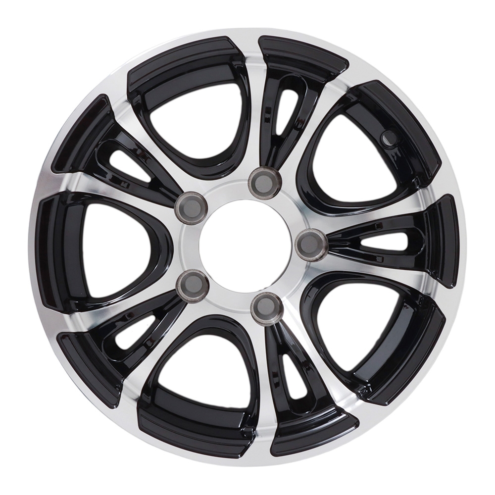 Treadway Loadstar XT Trailer Wheel Rim 13x5in Black