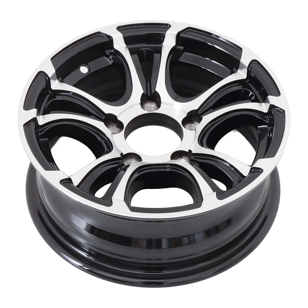 Treadway Loadstar XT Trailer Wheel Rim 13x5in Black