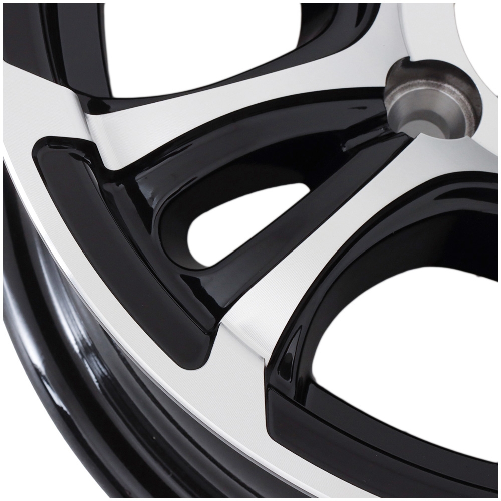 Treadway Loadstar XT Trailer Wheel Rim 13x5in Black