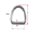 Stainless Steel D Ring 6x60x50mm