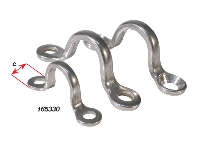 BLA Stainless Steel Saddle - 5mm r/h