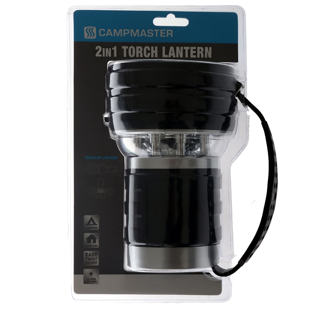Campmaster 12 LED 2-in-1 Torch Lantern