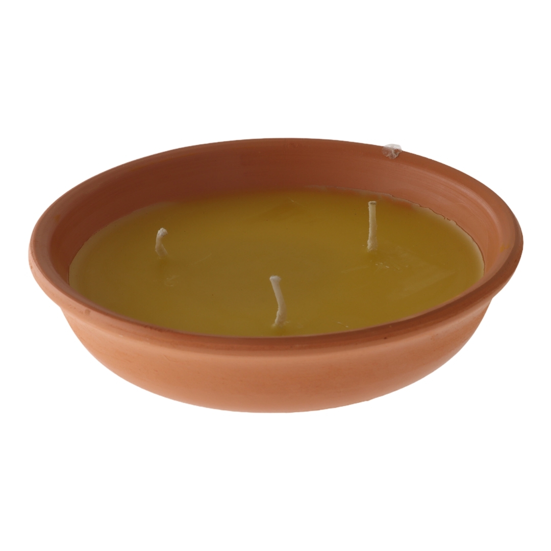 Festiva Citronella Candle Terracota Bowl Qty 3