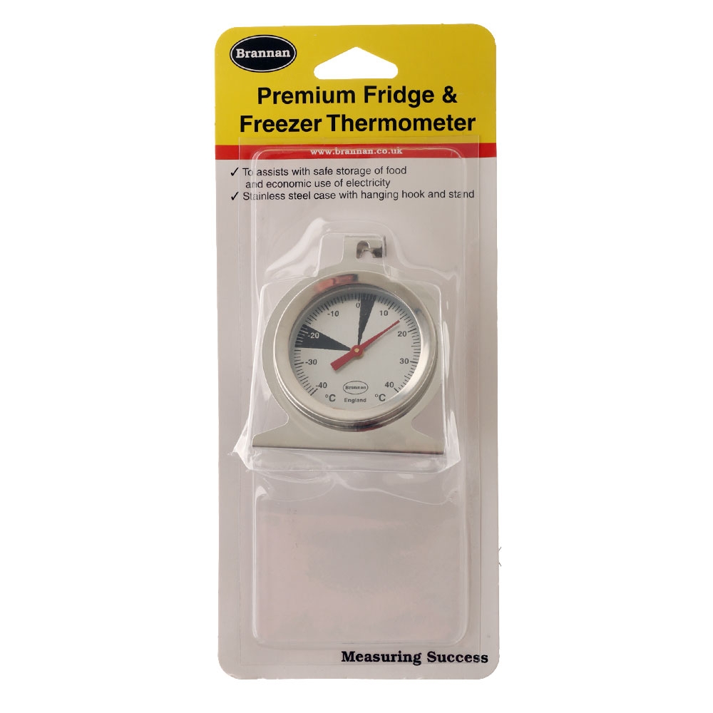 Brannan Stainless Steel Fridge/Freezer Thermometer