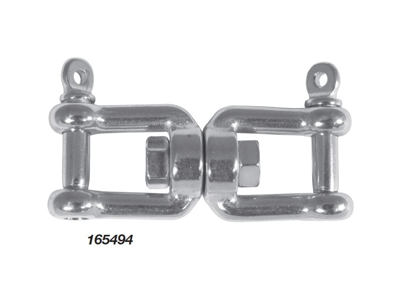 Stainless Steel Fork and Fork Swivels - 64mm