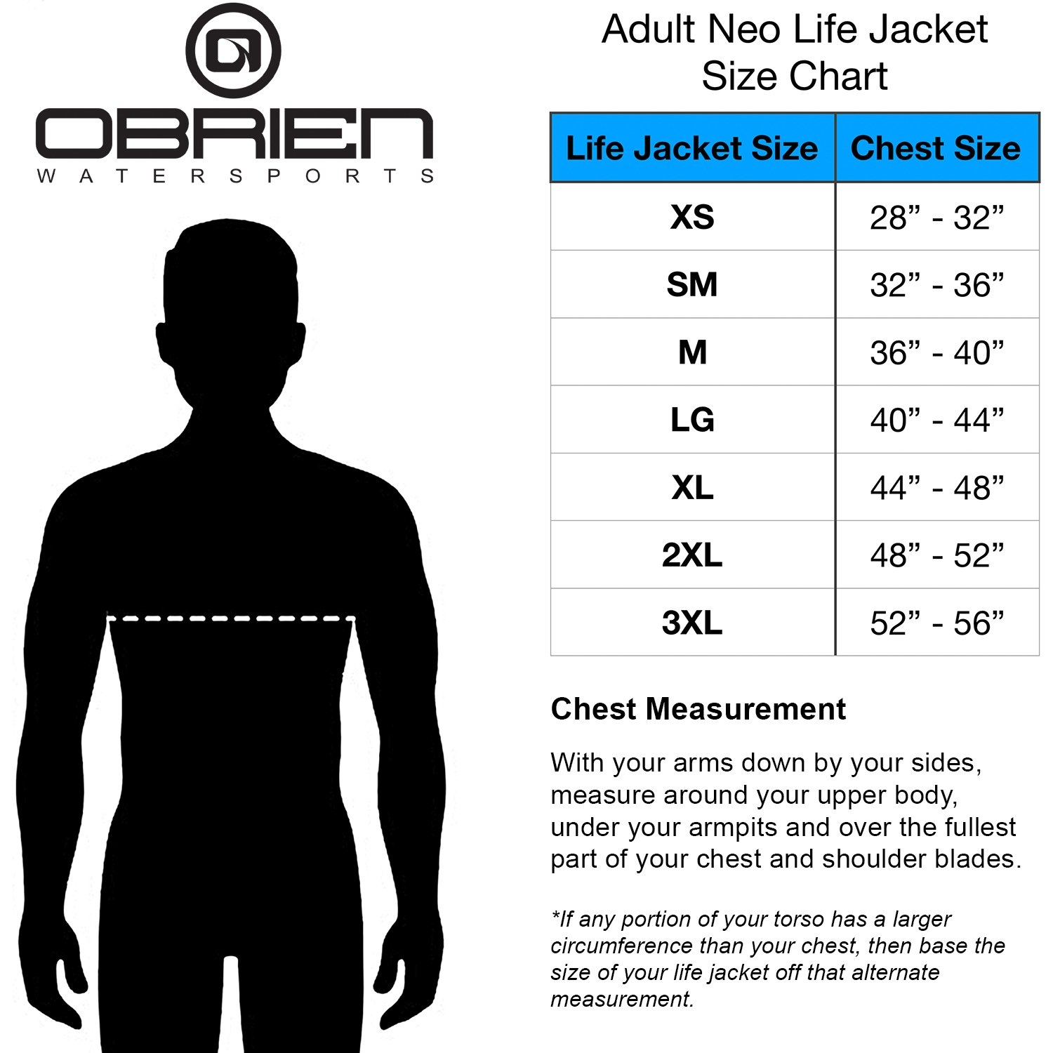 O'Brien Traditional Neoprene Mens Life Vest