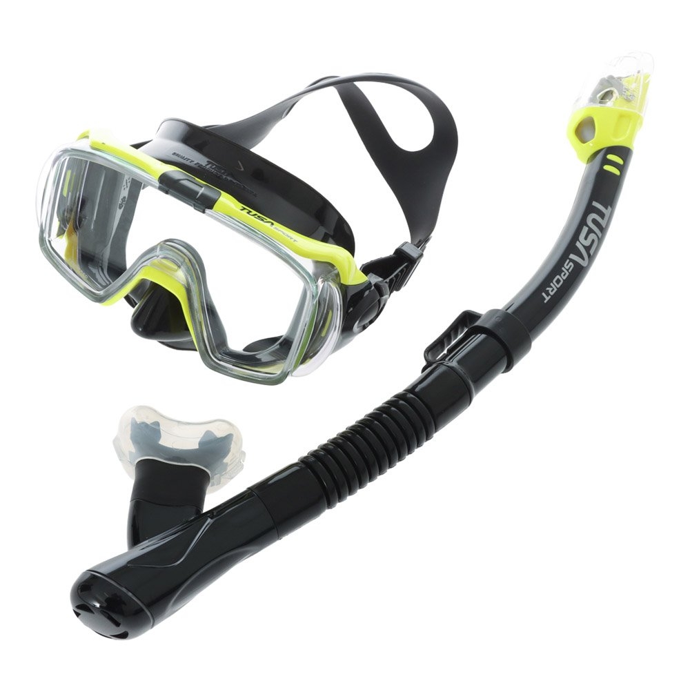 TUSA Sport Pro Visio Tri-Ex Adult Dive Mask and Snorkel Set