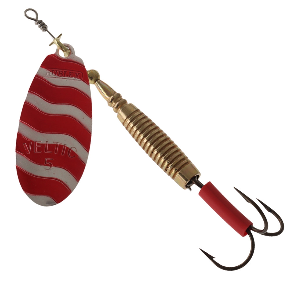 Veltic Spinner Lure No.5 10g Red/Silver