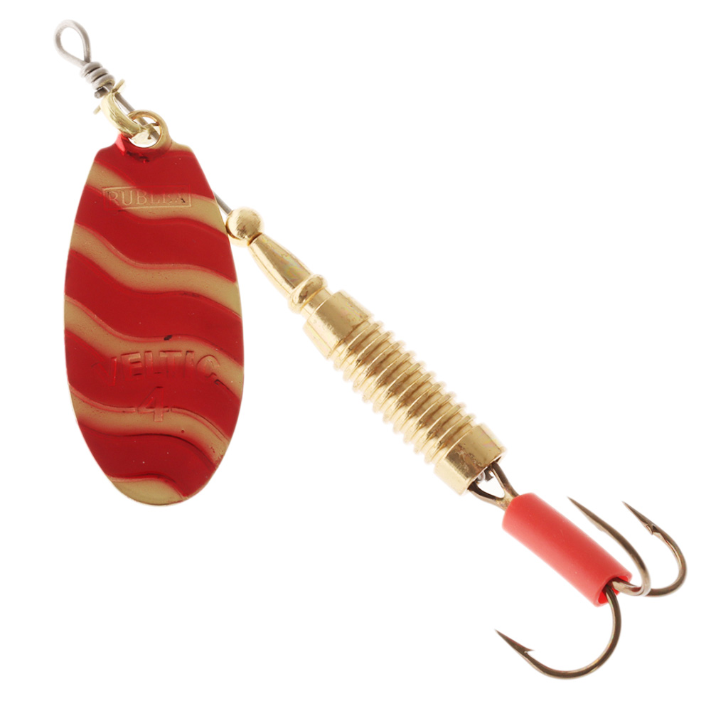 Veltic Spinner Lure No.4 8g Red/Gold