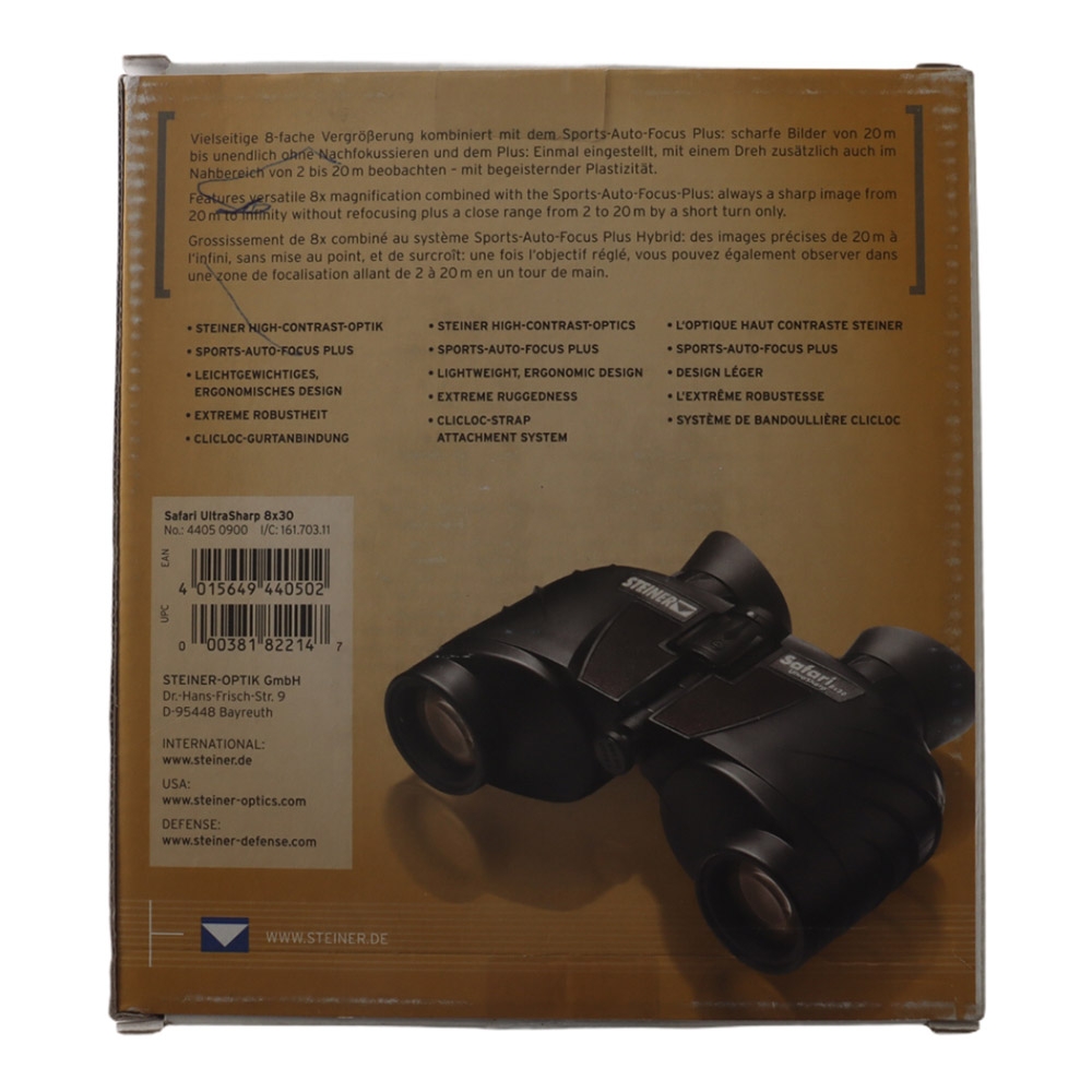 Steiner Safari Ultrasharp 8x30 Binoculars
